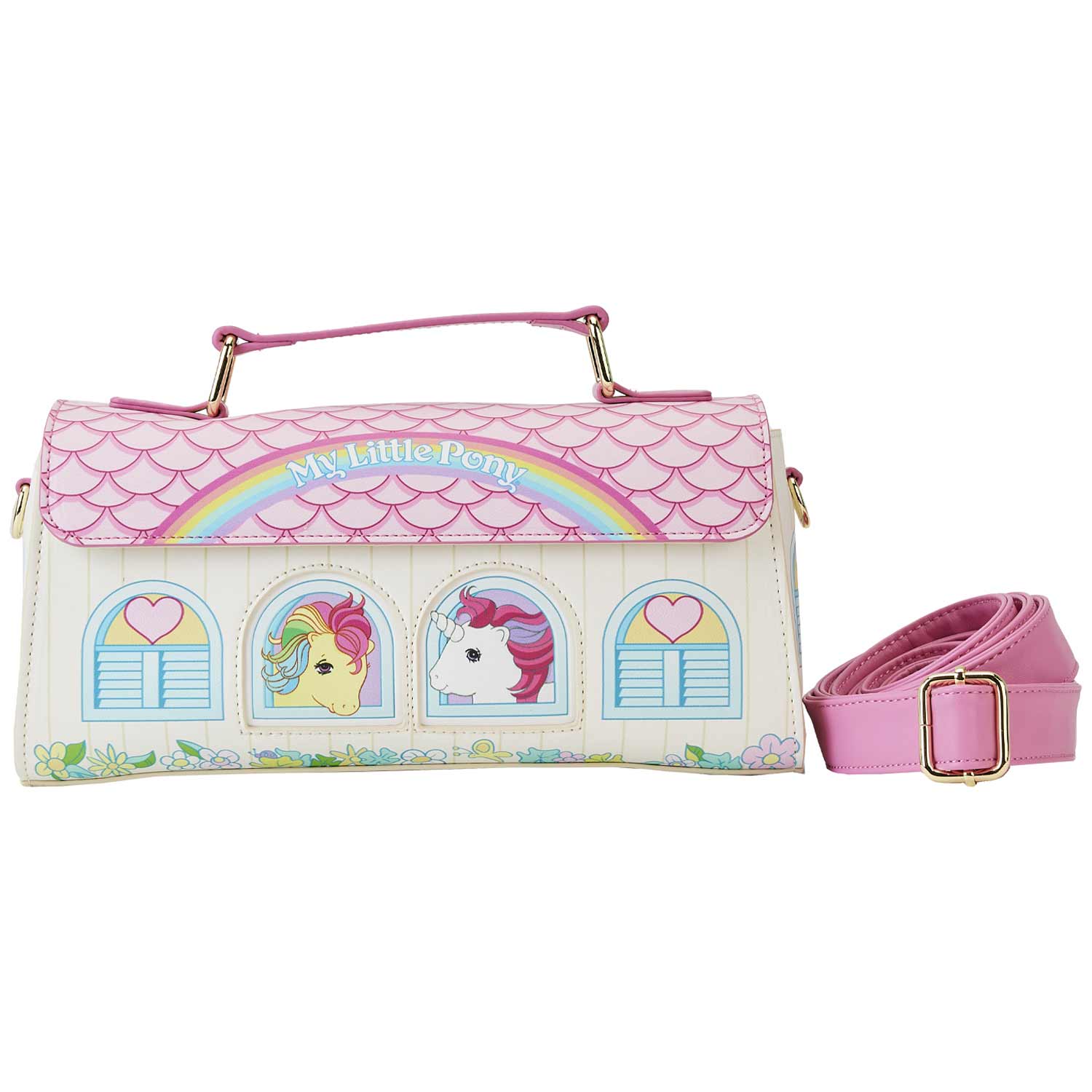 Loungefly x Hasbro My Little Pony 40th Anniversary Stable Crossbody Bag - GeekCore