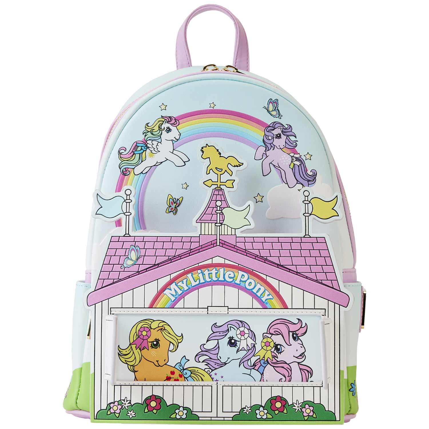 Loungefly x Hasbro My Little Pony 40th Anniversary Stable Mini Backpack - GeekCore