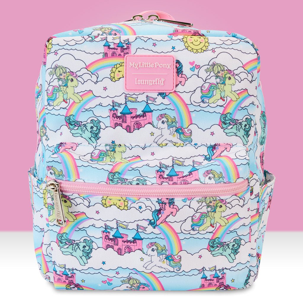 Loungefly x Hasbro My Little Pony Sky Scene AOP Nylon Mini Backpack - GeekCore