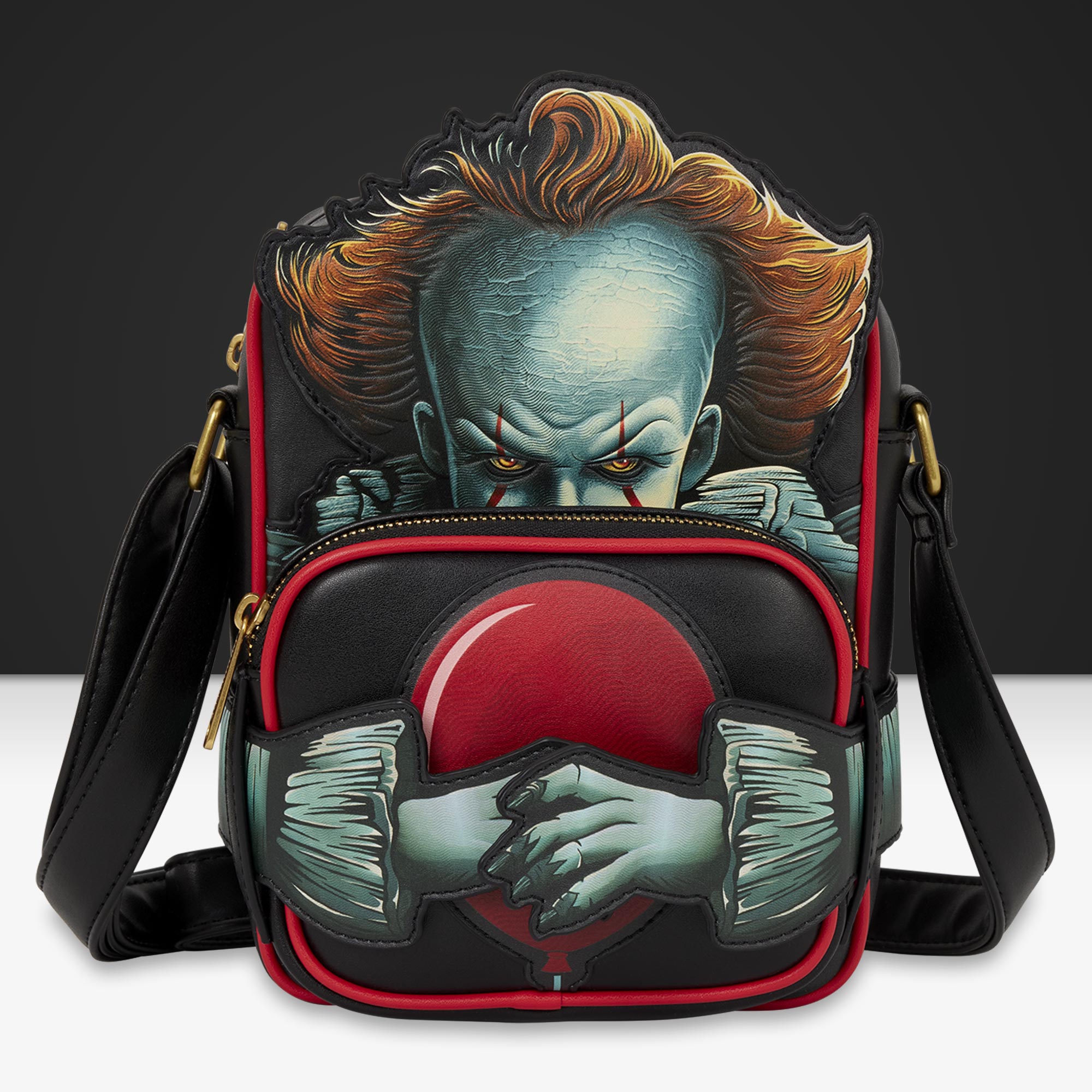 Loungefly x IT Pennywise Balloon Crossbuddies Bag - GeekCore