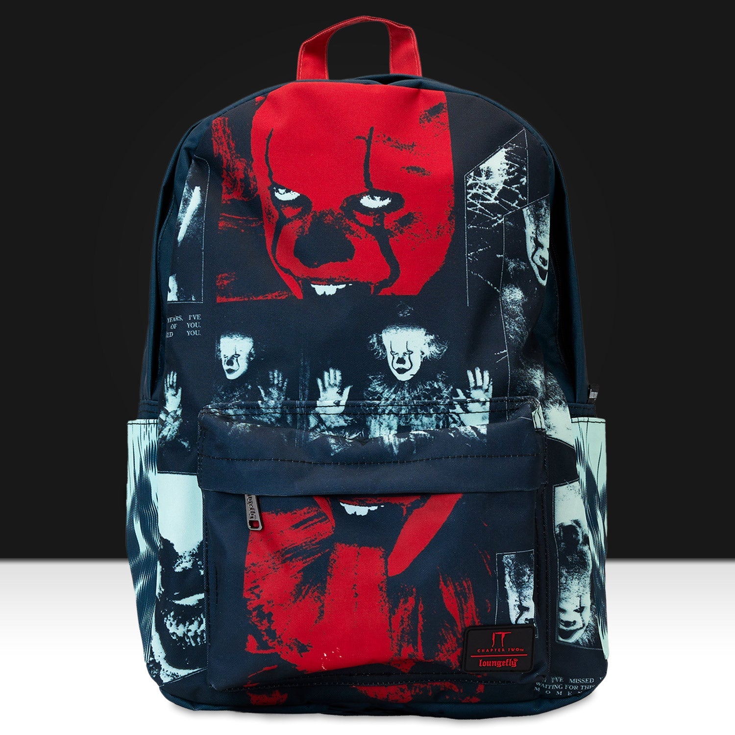 Loungefly x IT Pennywise I Heart Horror Nylon Full - Size Backpack - GeekCore