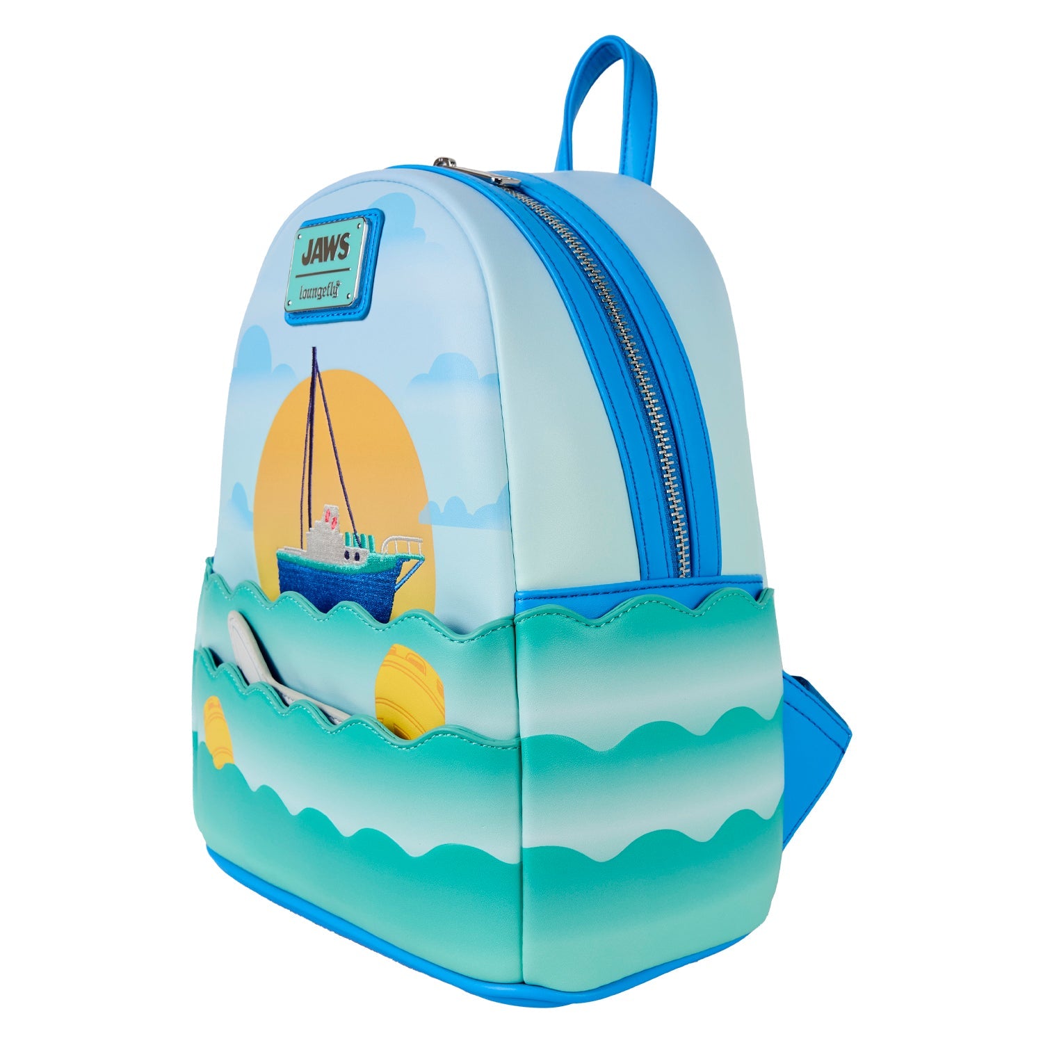Loungefly x Jaws Ocean Scene Mini Backpack - GeekCore