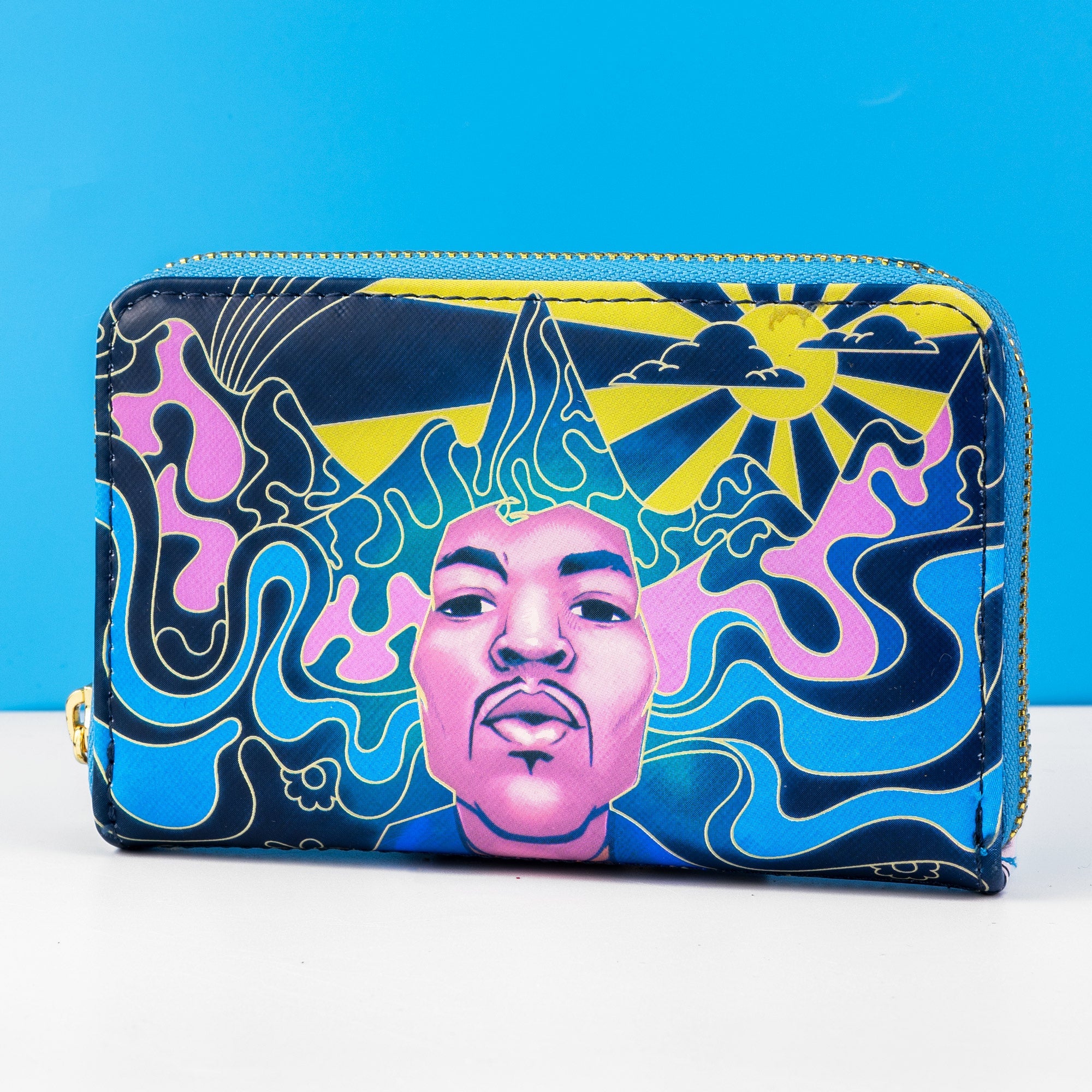 Loungefly x Jimi Hendrix Psychedelic Landscape Wallet - GeekCore