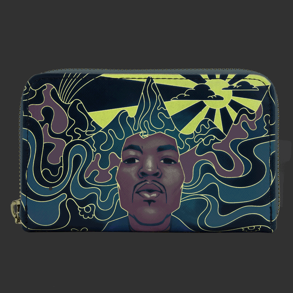 Loungefly x Jimi Hendrix Psychedelic Landscape Wallet - GeekCore