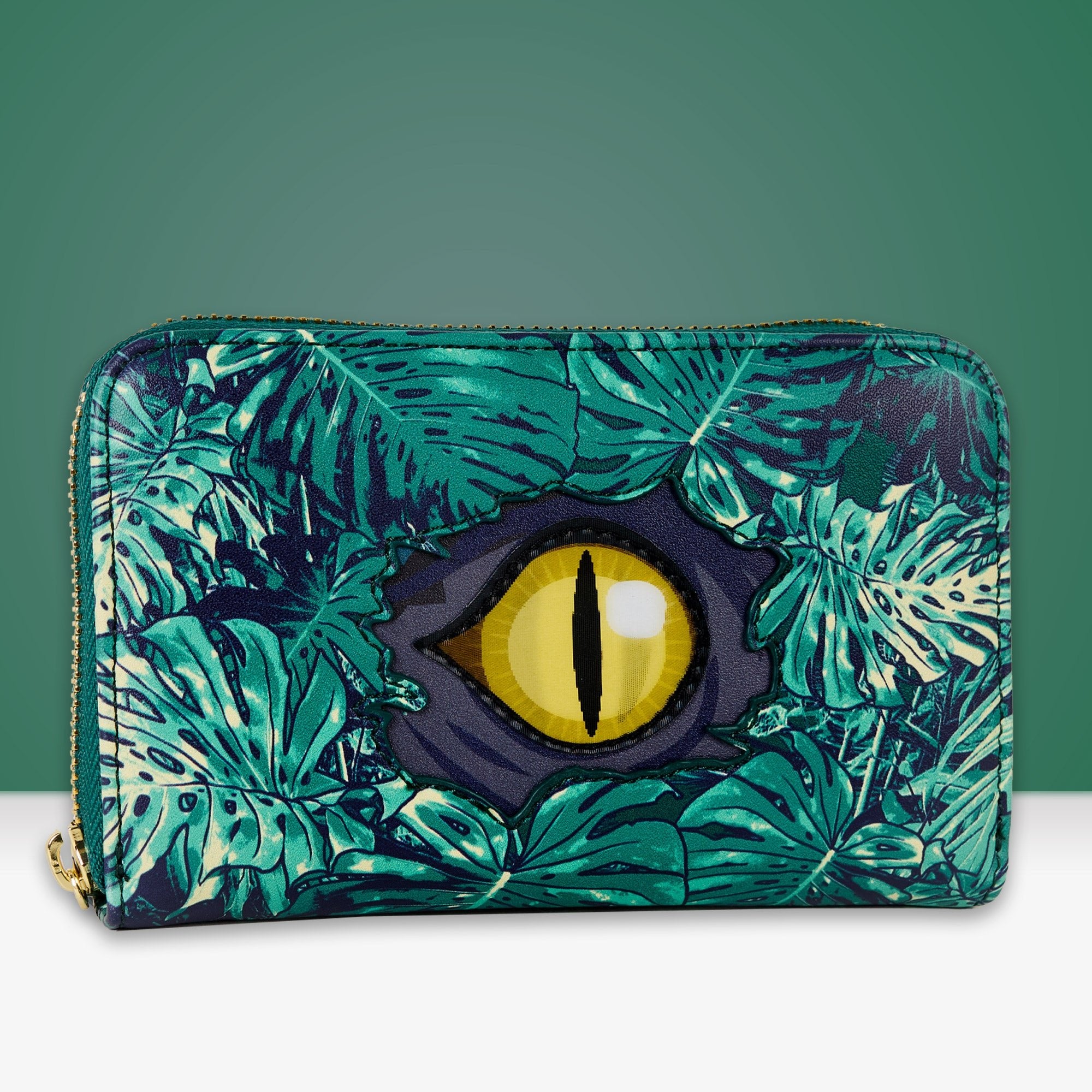Loungefly x Jurassic World Lurking Eye Zip Around Wallet - GeekCore