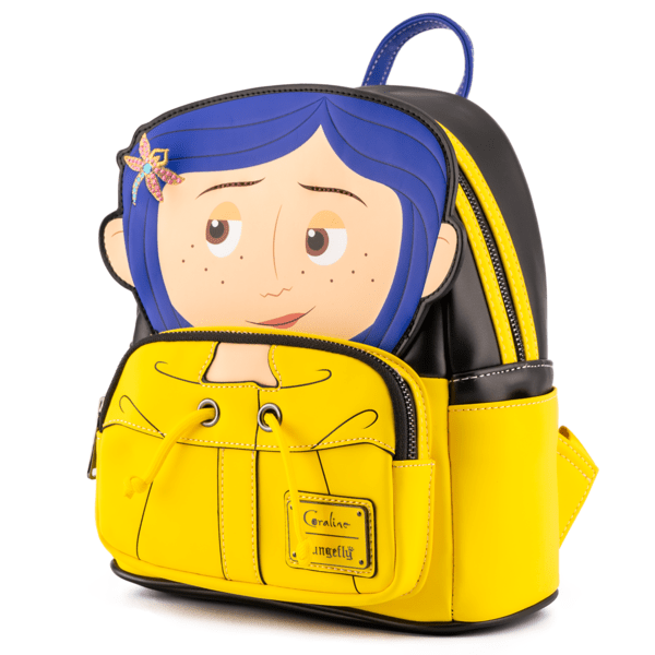 Loungefly x Laika Coraline Raincoat Mini Backpack - GeekCore