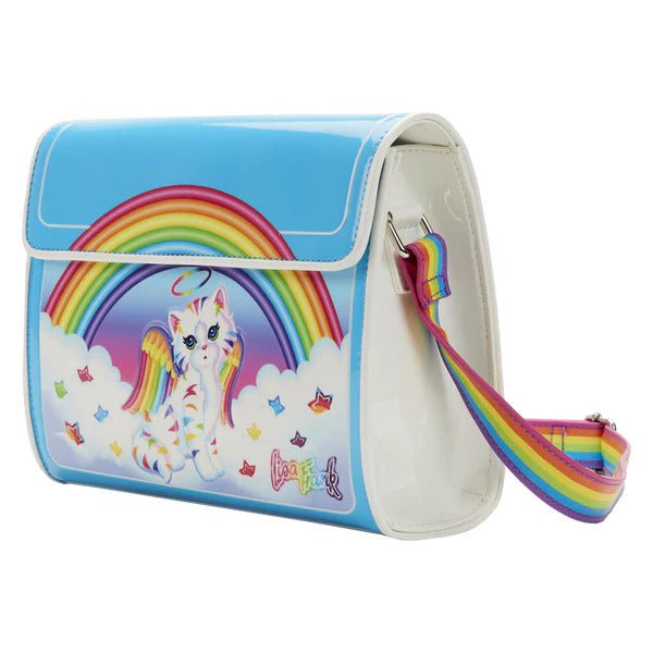 Loungefly x Lisa Frank Angel Kitty Crossbody Bag - GeekCore