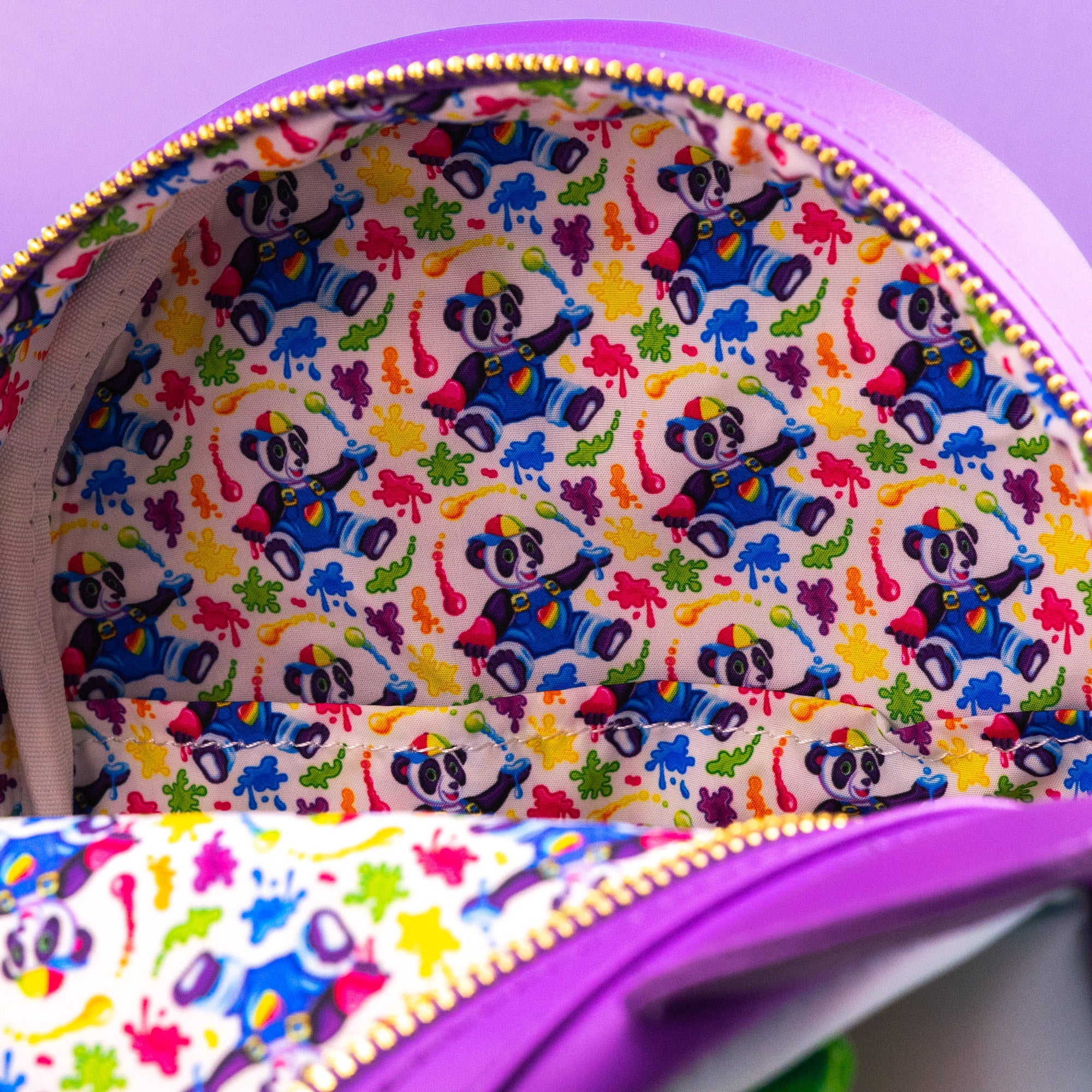 Loungefly x Lisa Frank Panda Painter Cosplay Mini Backpack - GeekCore