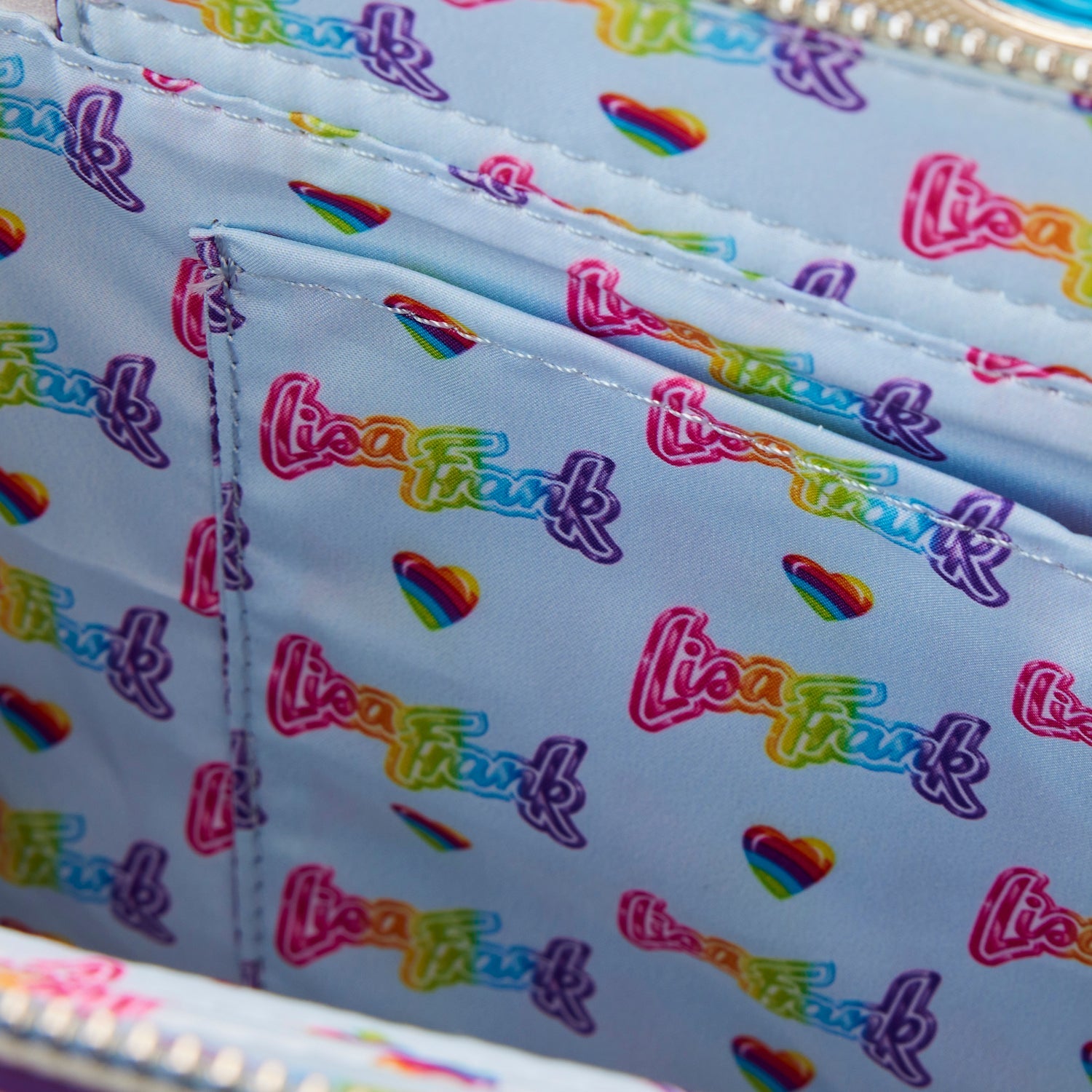 Loungefly x Lisa Frank Rainbow Cloud Crossbody Bag - GeekCore