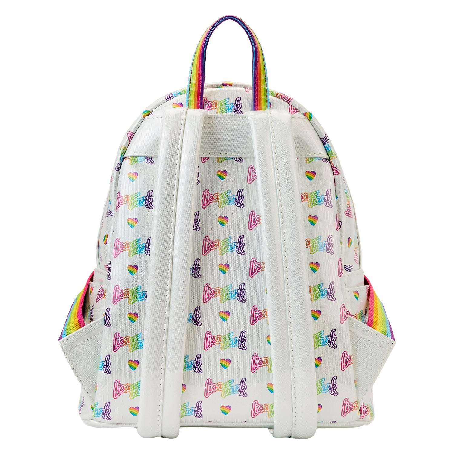 Loungefly x Lisa Frank Rainbow Heart Mini Backpack - GeekCore