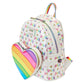 Loungefly x Lisa Frank Rainbow Heart Mini Backpack - GeekCore