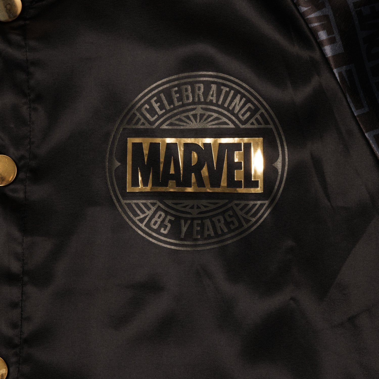 Loungefly x Marvel 85th Anniversary Satin Bomber Jacket - GeekCore