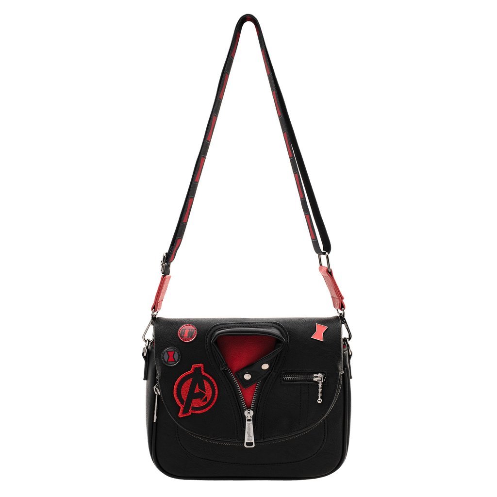 Loungefly X Marvel Black Widow Cosplay Cross Body Bag - GeekCore