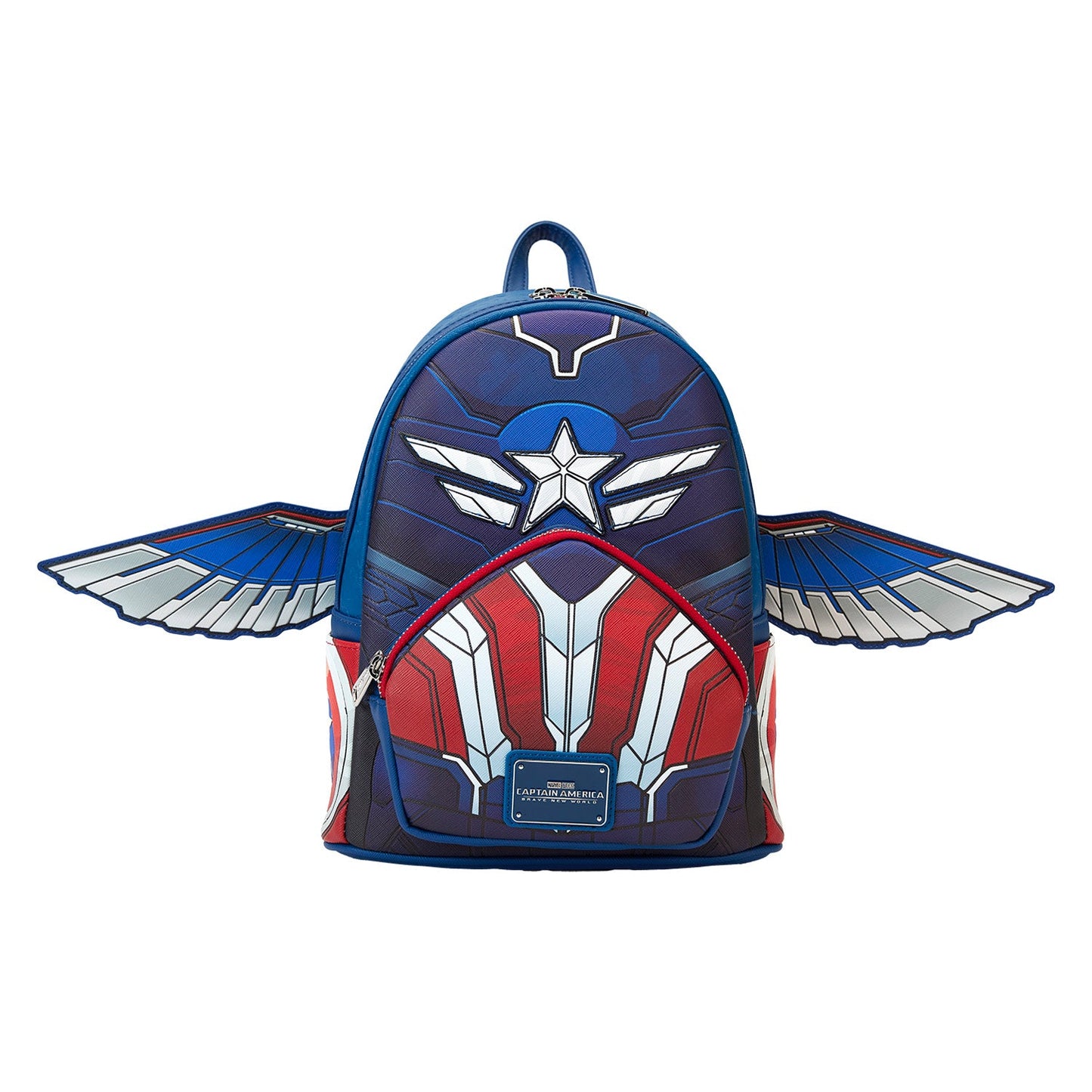 Loungefly x Marvel Captain America Brave New World Cosplay Mini Backpack - GeekCore