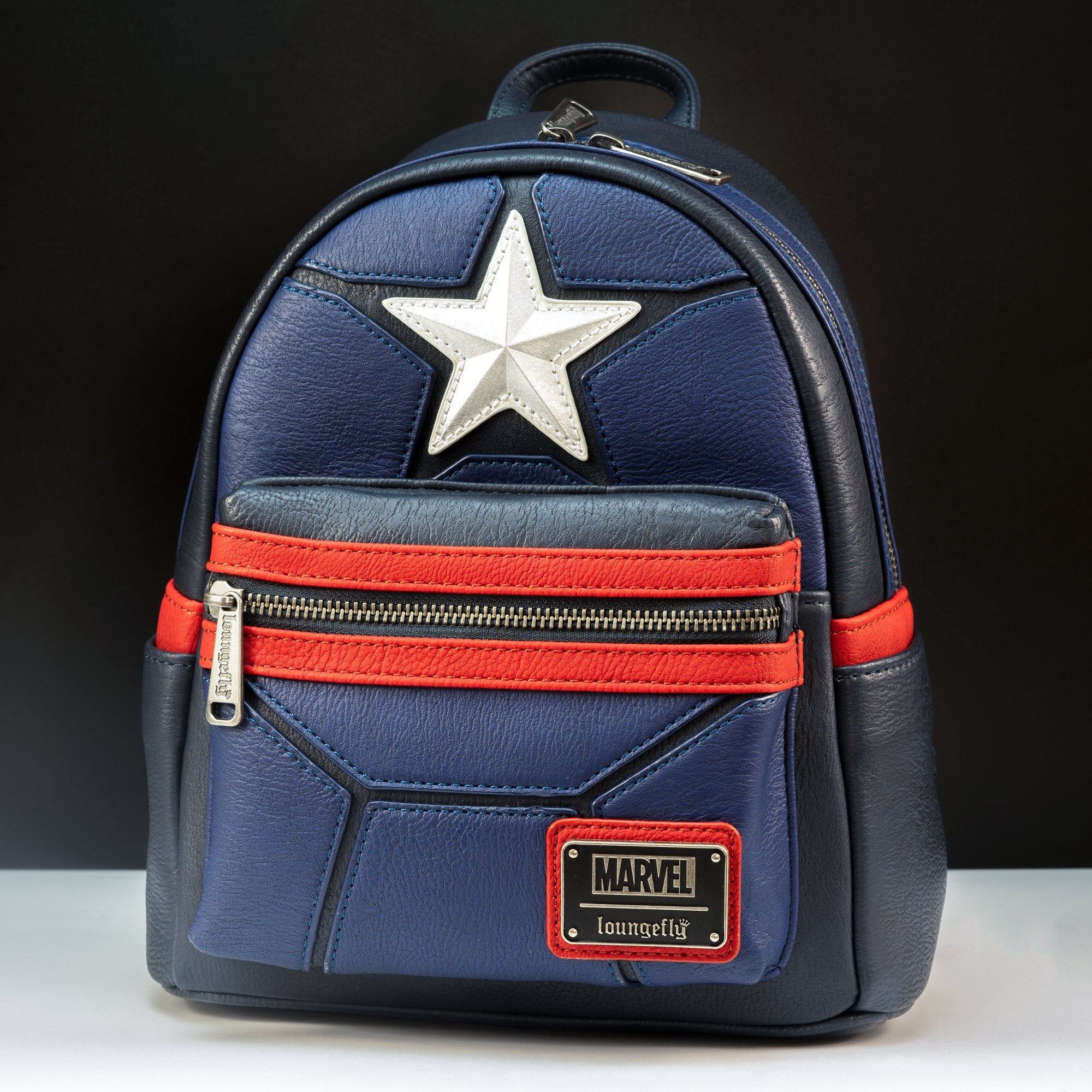 Loungefly x Marvel Captain America Cosplay Mini Backpack - GeekCore