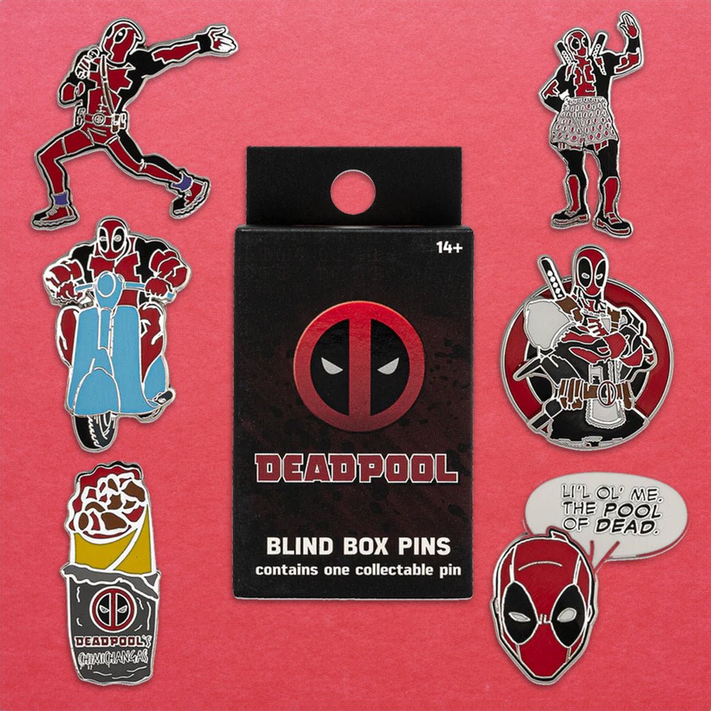Loungefly x Marvel Deadpool Blind Box Mystery Pin - GeekCore