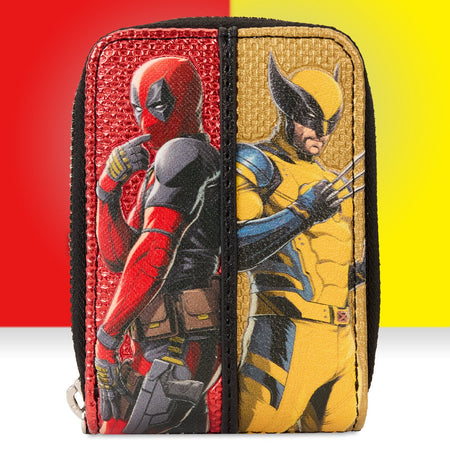 Loungefly x Marvel Deadpool & Wolverine Accordion Wallet - GeekCore