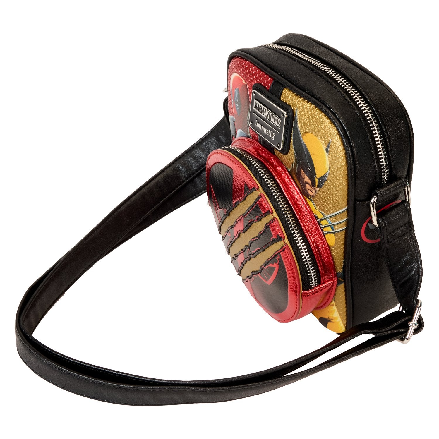 Loungefly x Marvel Deadpool & Wolverine Crossbody Bag - GeekCore