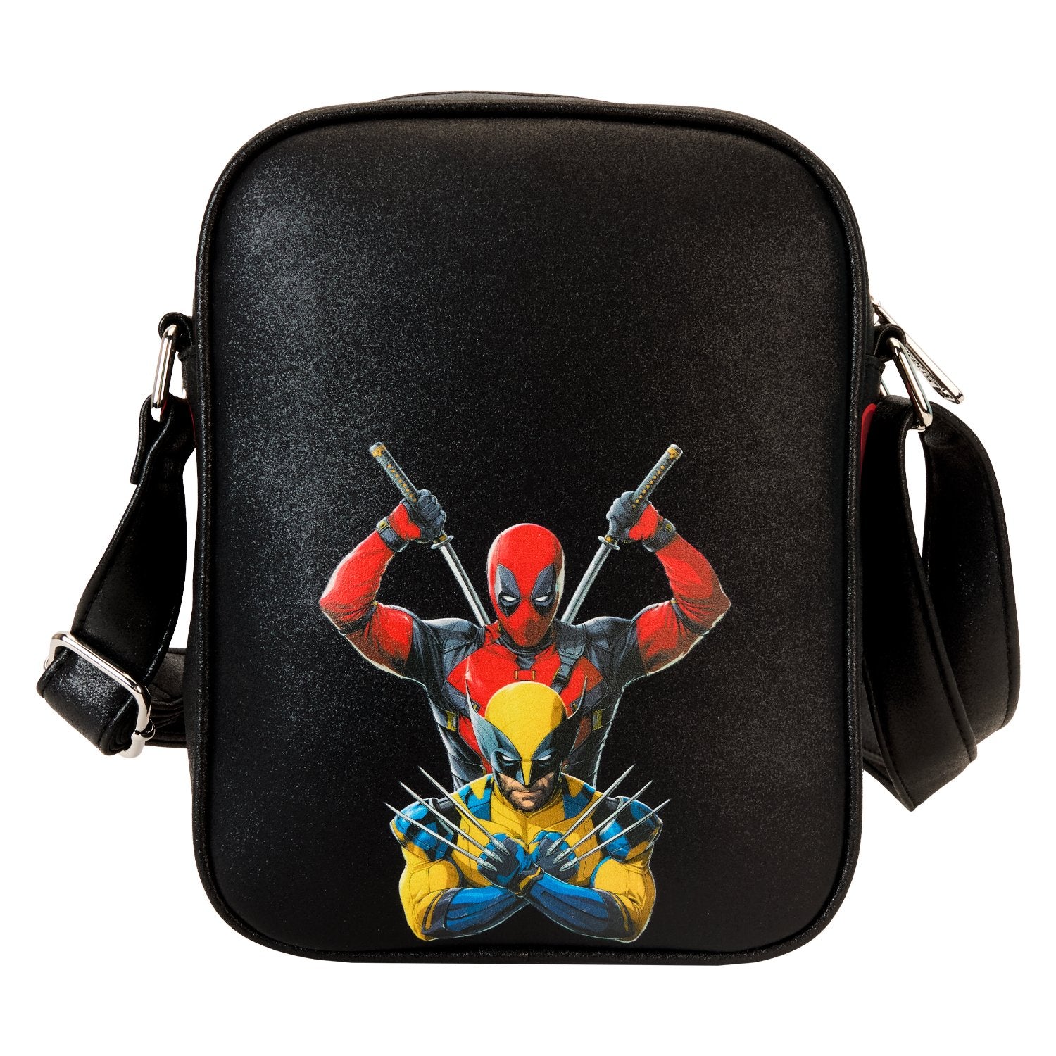 Loungefly x Marvel Deadpool & Wolverine Crossbody Bag - GeekCore