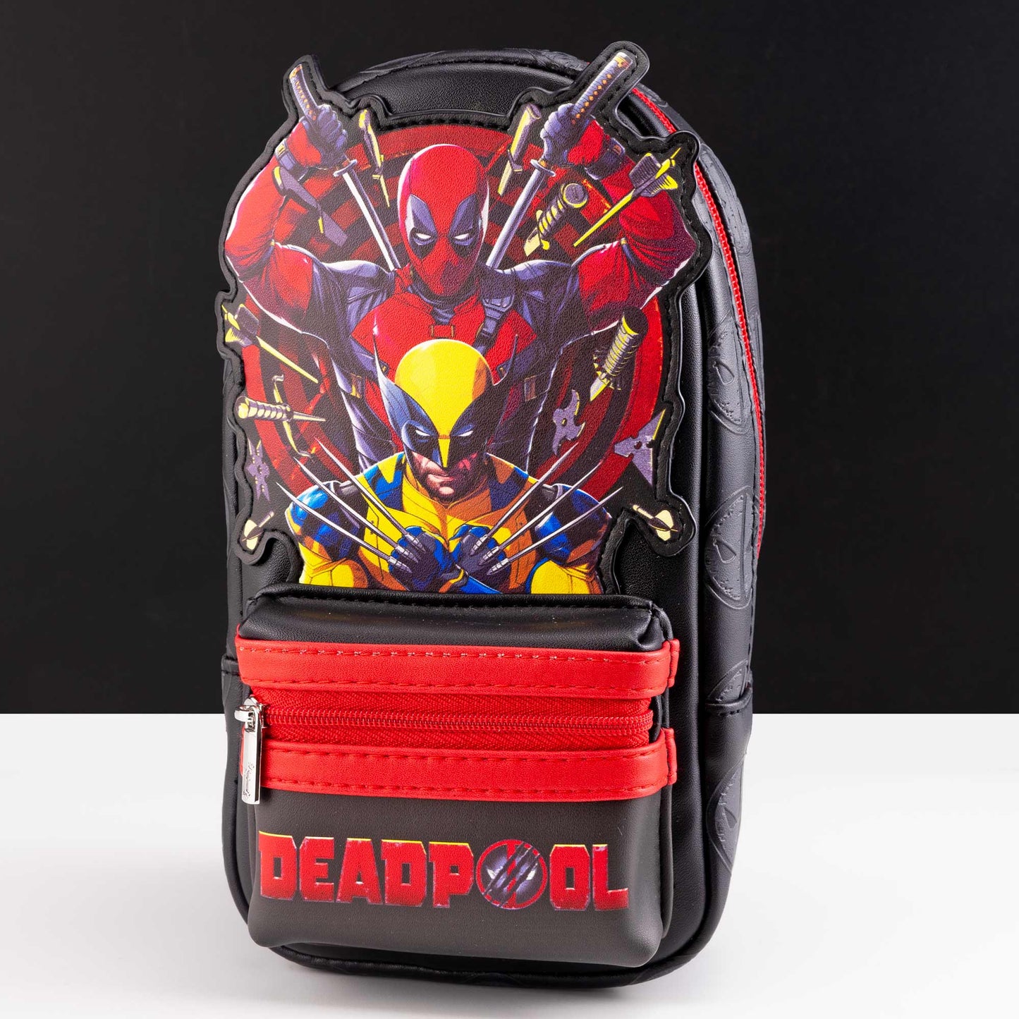 Loungefly x Marvel Deadpool & Wolverine Pencil Case - GeekCore