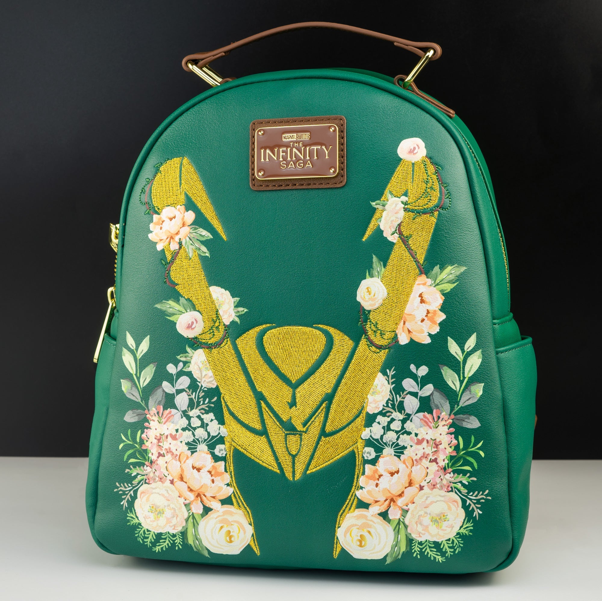 Loungefly x Marvel Floral Loki Mini Backpack - GeekCore