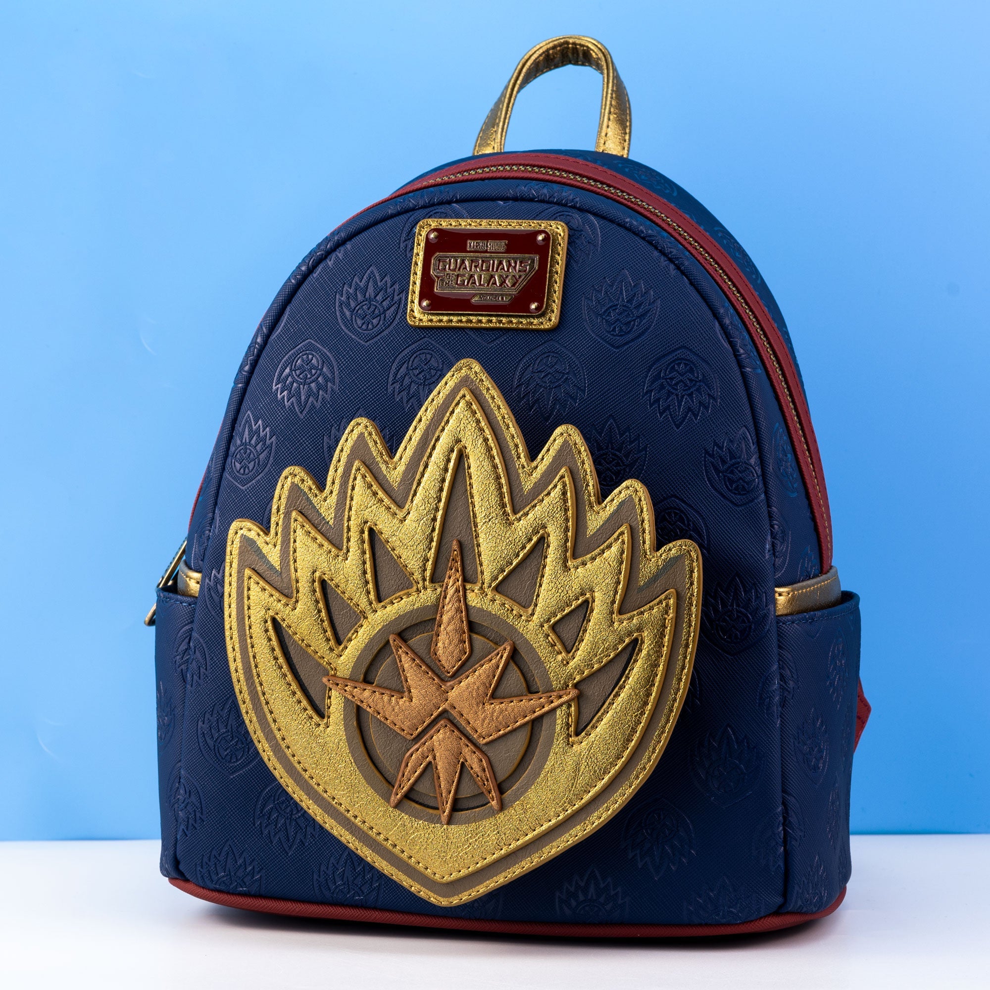 Loungefly x Marvel Guardians of the Galaxy 3 Ravager Badge Mini Backpack - GeekCore