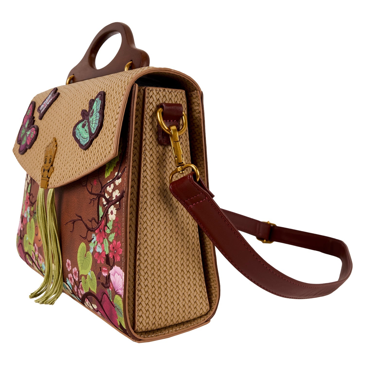 Loungefly x Marvel Guardians of the Galaxy Groot Floral Crossbody Bag - GeekCore