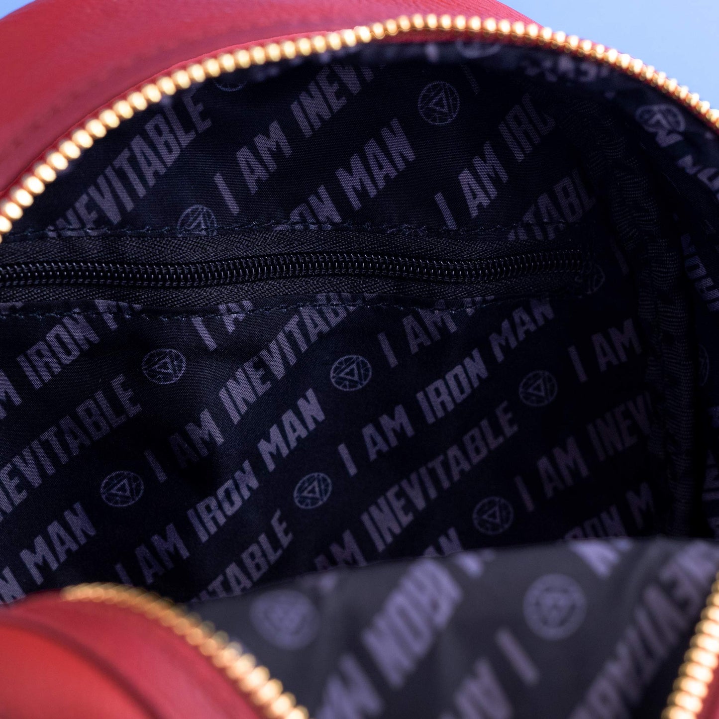 Loungefly x Marvel Infinity Gauntlet Iron Man Cosplay Mini Backpack - GeekCore