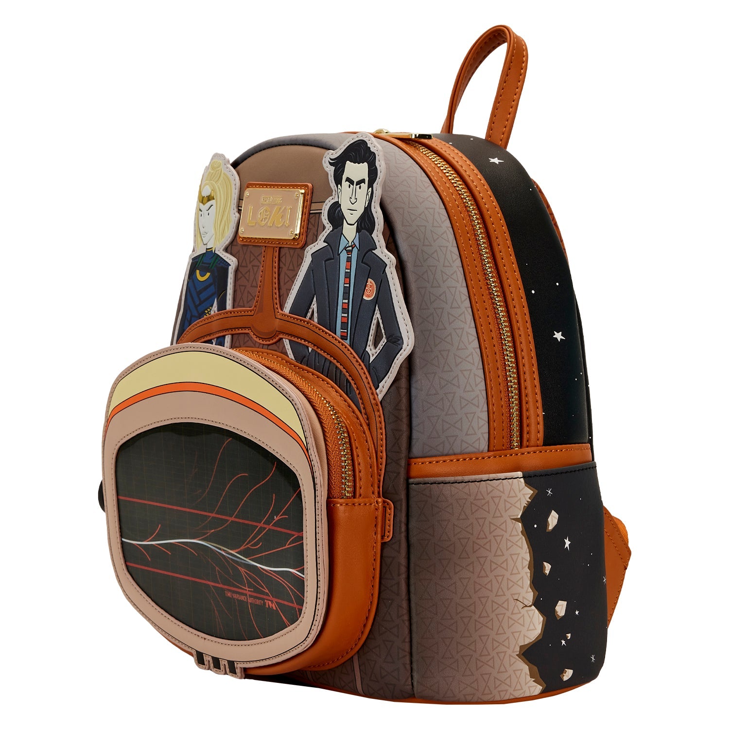 Loungefly x Marvel Loki TVA Lenticular Multiverse Mini Backpack - GeekCore