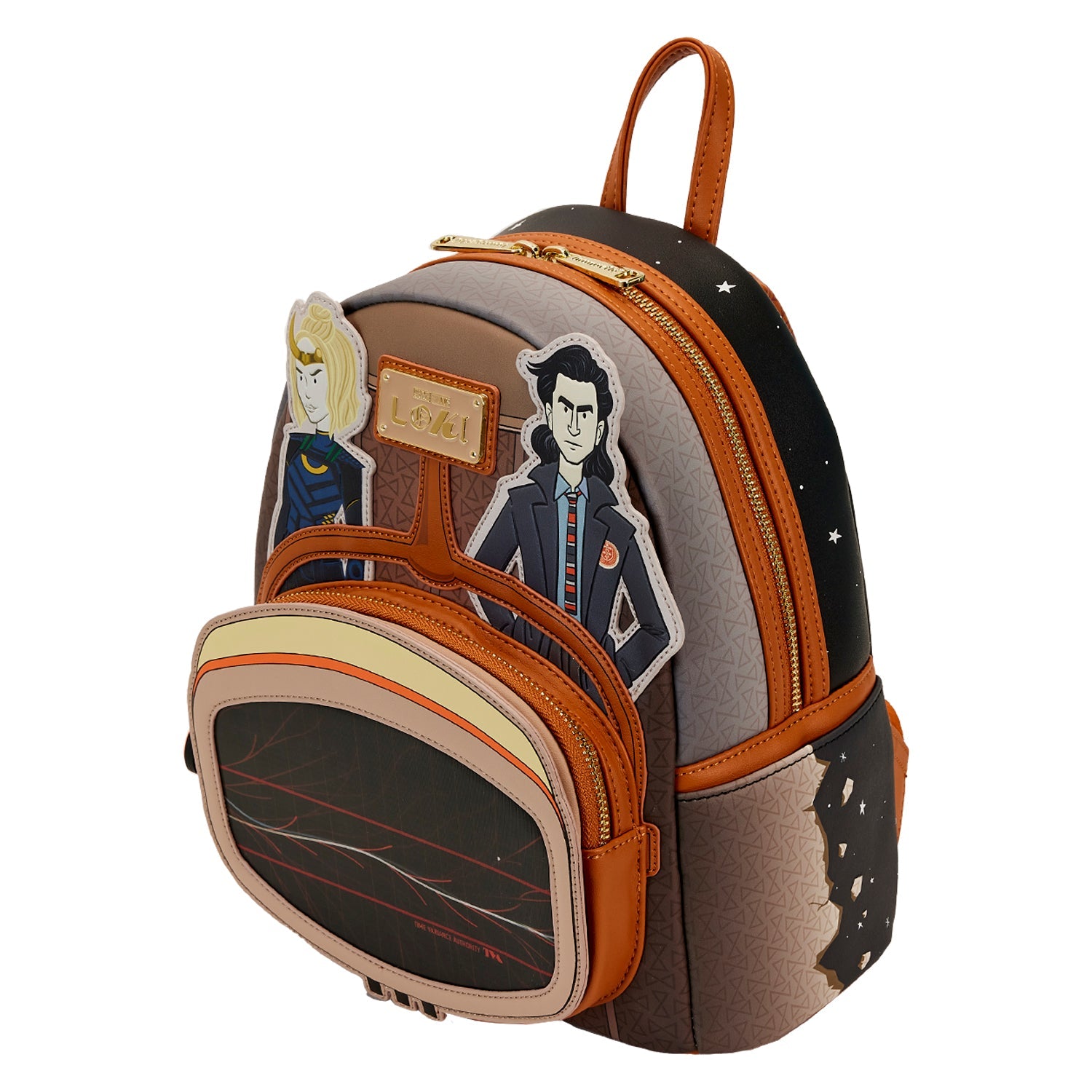 Loungefly x Marvel Loki TVA Lenticular Multiverse Mini Backpack - GeekCore