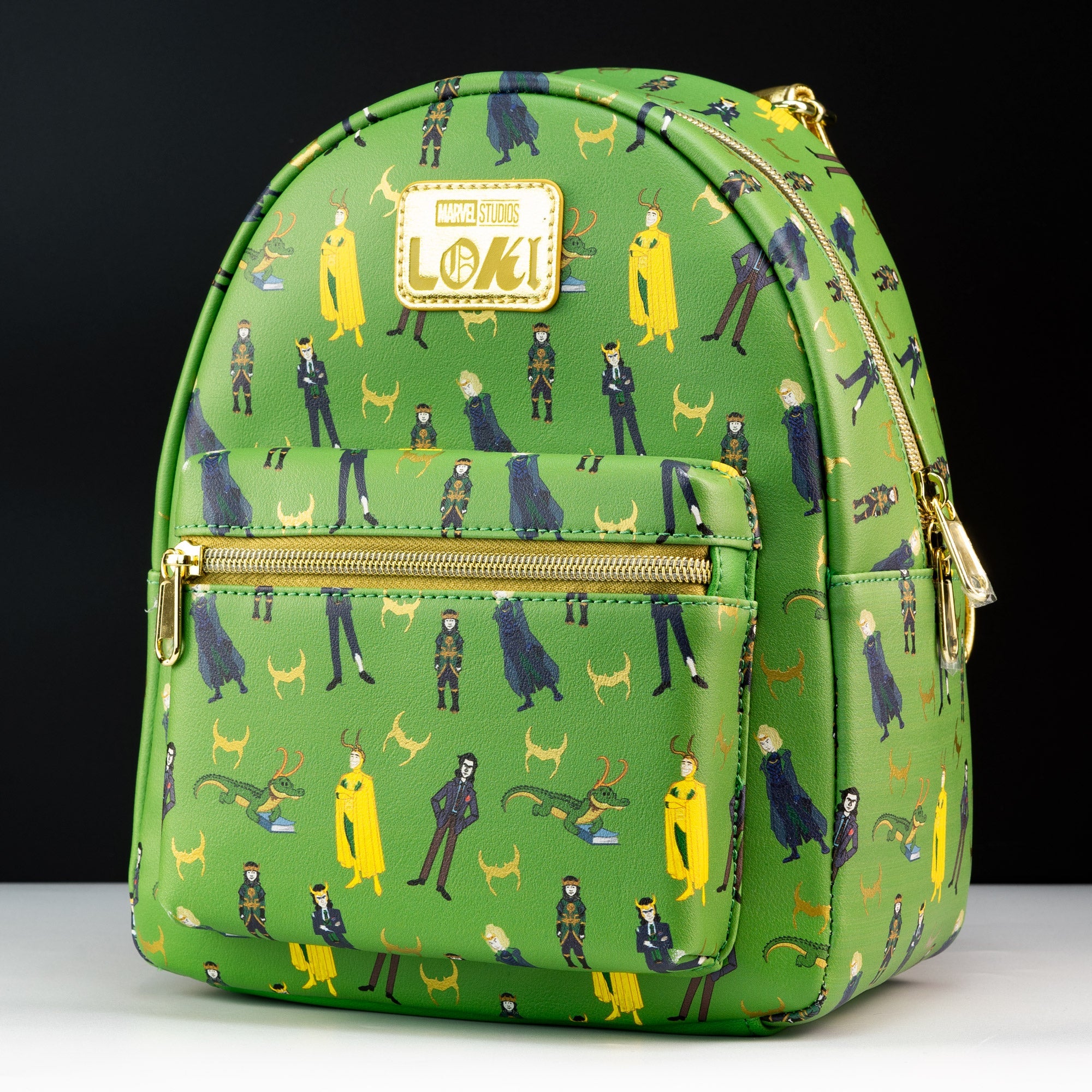 Loungefly x Marvel Loki Variants All Over Print Mini Backpack - GeekCore