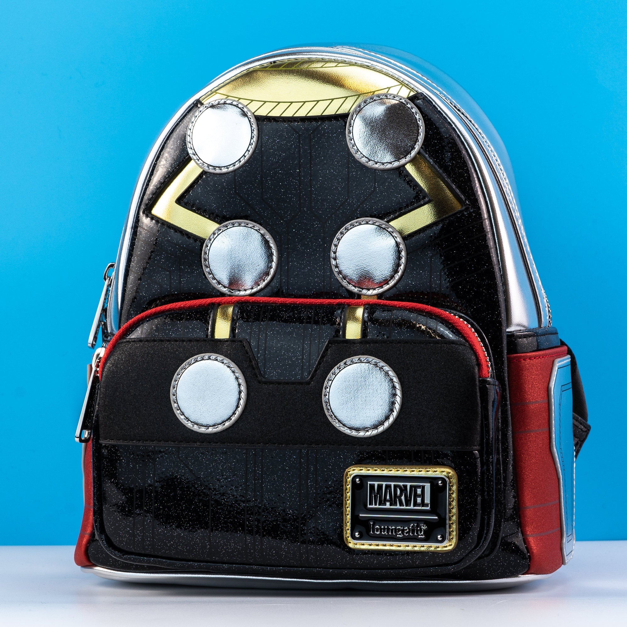 Loungefly x Marvel Metallic Thor Cosplay Mini Backpack - GeekCore