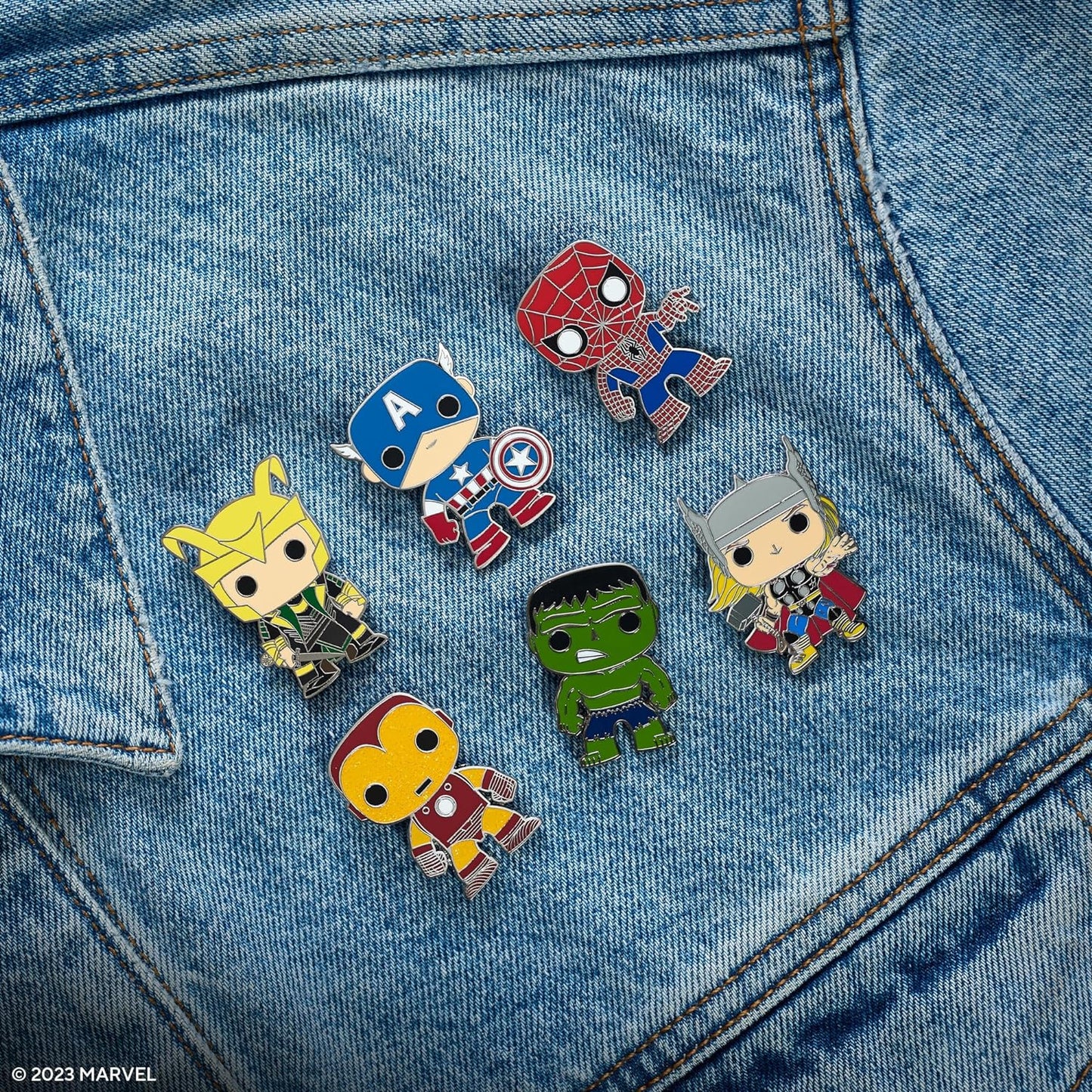 Loungefly x Marvel Pop! Classic Characters Blind Box Mystery Pin - GeekCore