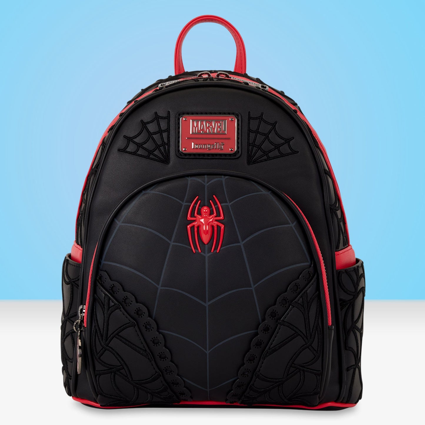 Loungefly x Marvel Spider-Man Spider Web Mini Backpack - GeekCore