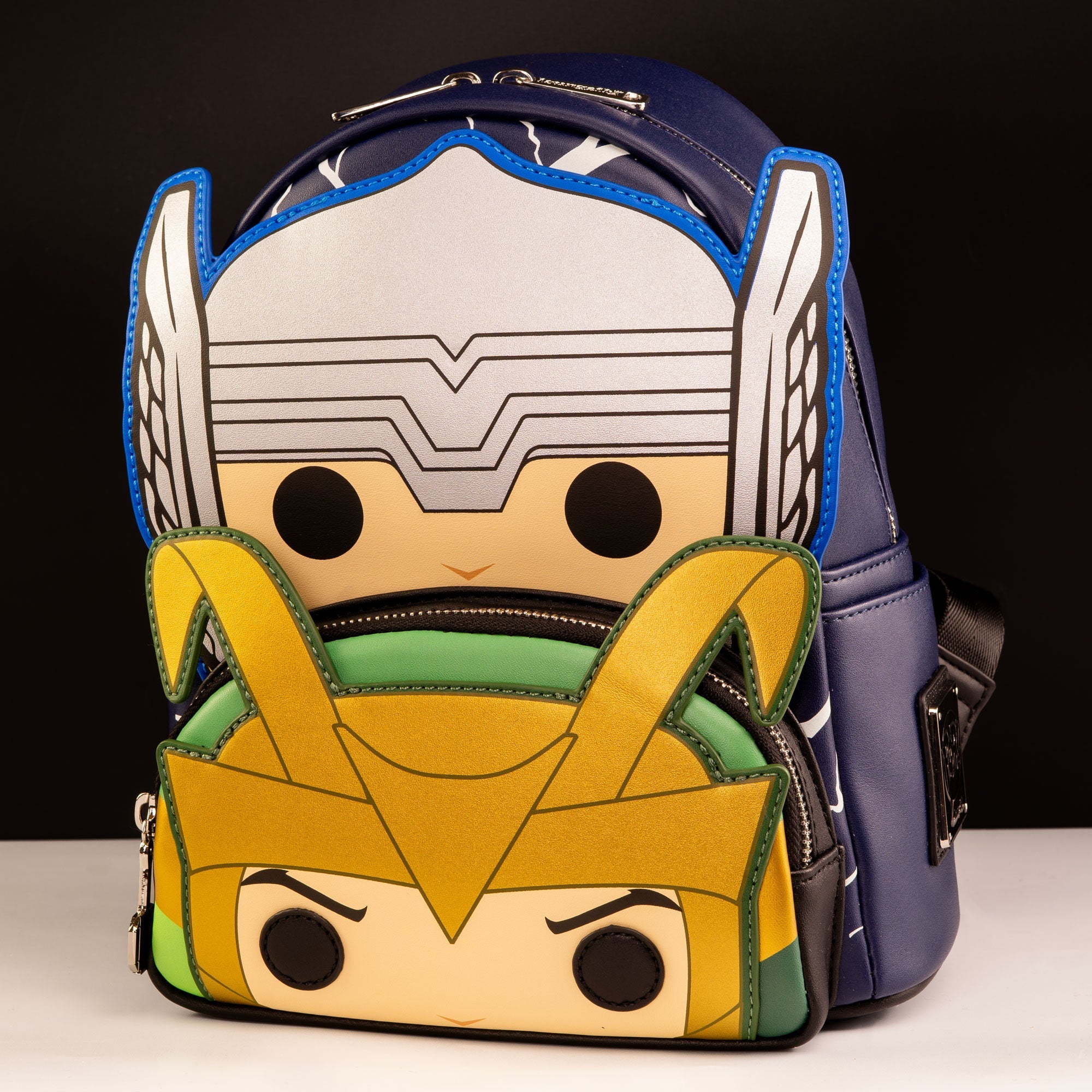 Loungefly x Marvel Thor and Loki POP Cosplay Mini Backpack - GeekCore