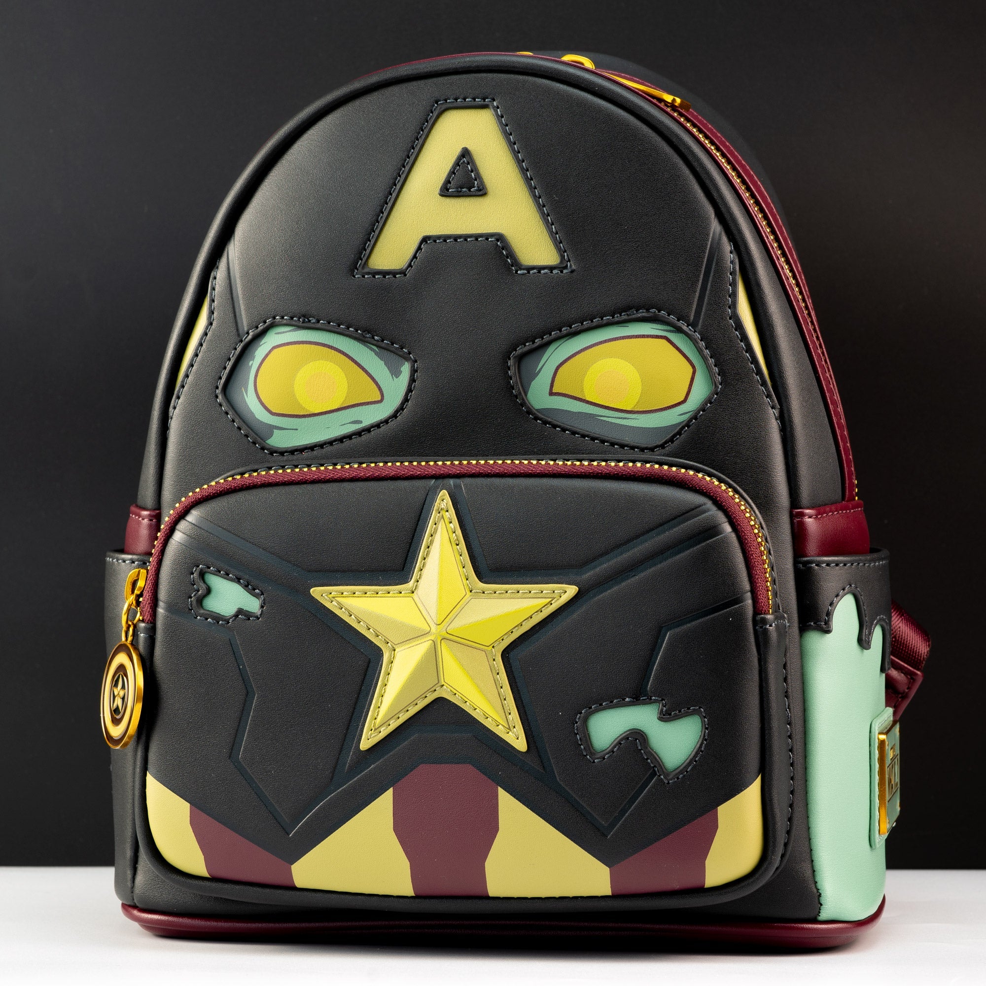 Loungefly x Marvel 'What If?' Captain America Zombie Cosplay Mini Backpack - GeekCore