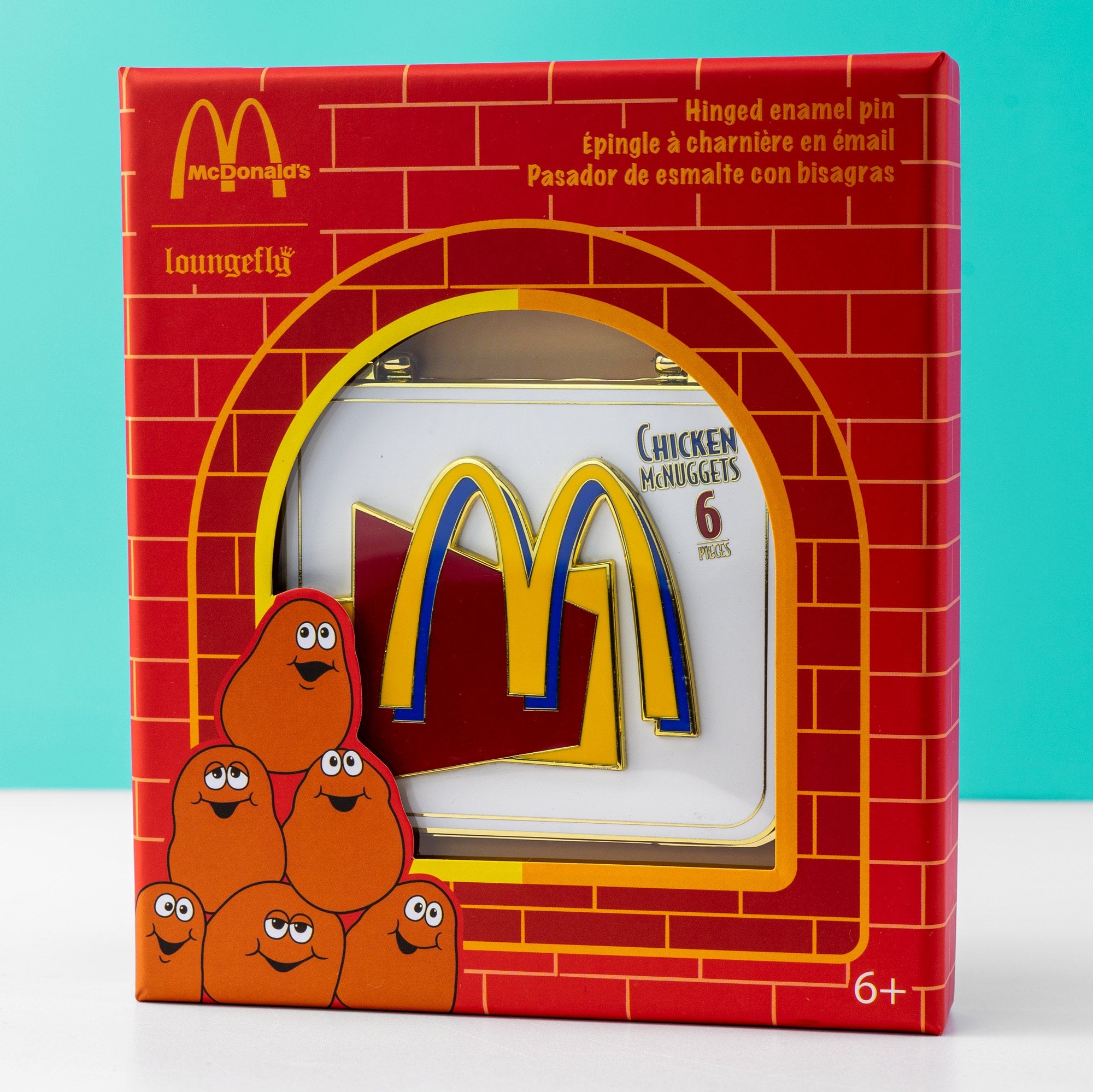 Loungefly x McDonalds Happy Meal Box 3 Inch Pin - GeekCore