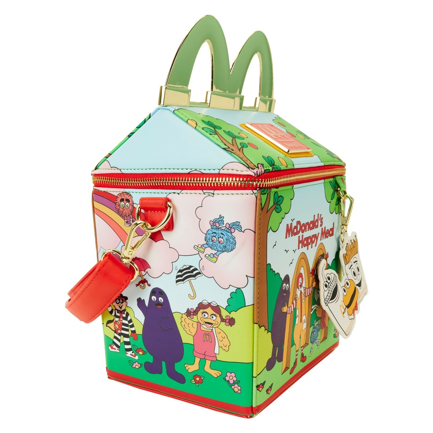 Loungefly x McDonalds Vintage Happy Meal Crossbody Bag - GeekCore