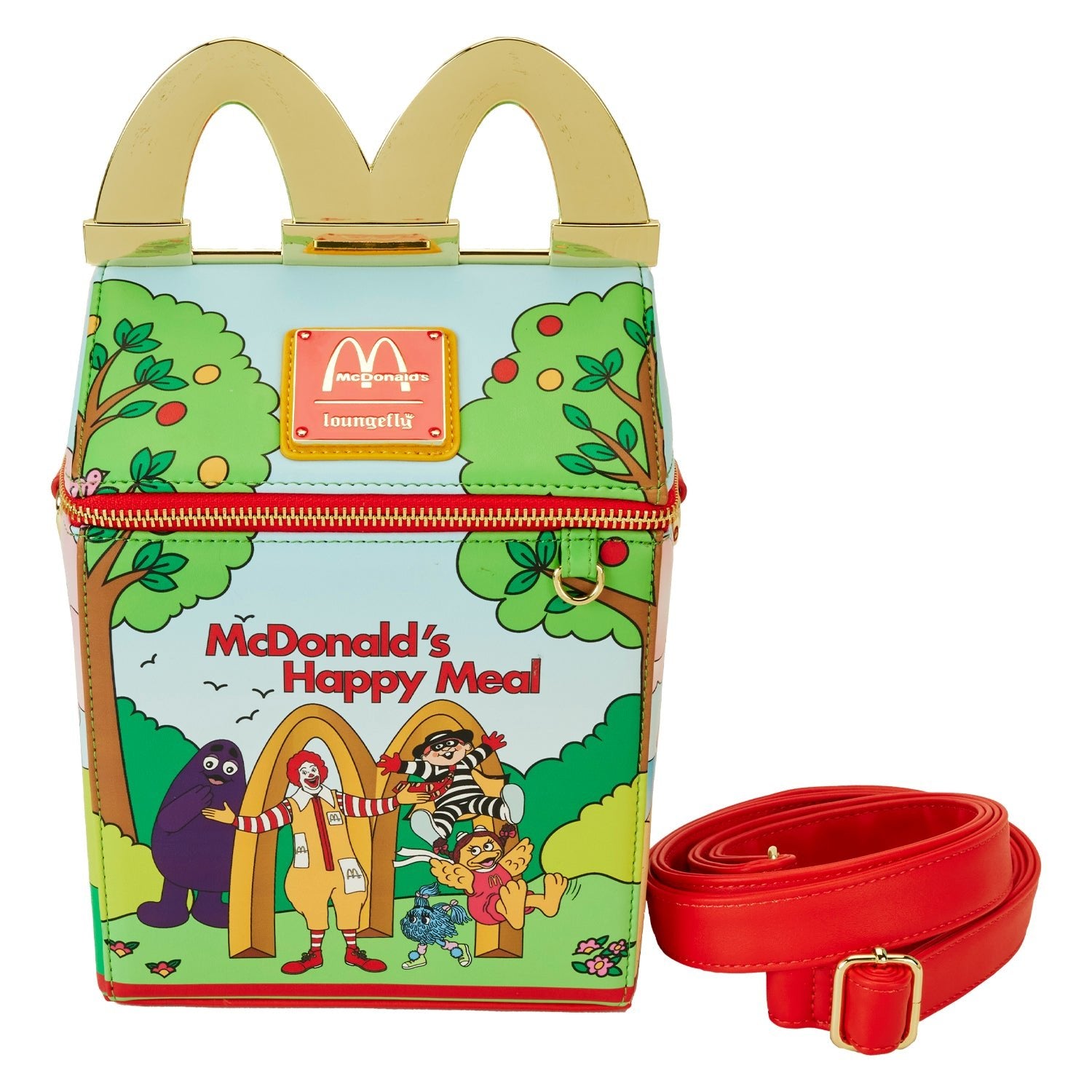 Loungefly x McDonalds Vintage Happy Meal Crossbody Bag - GeekCore