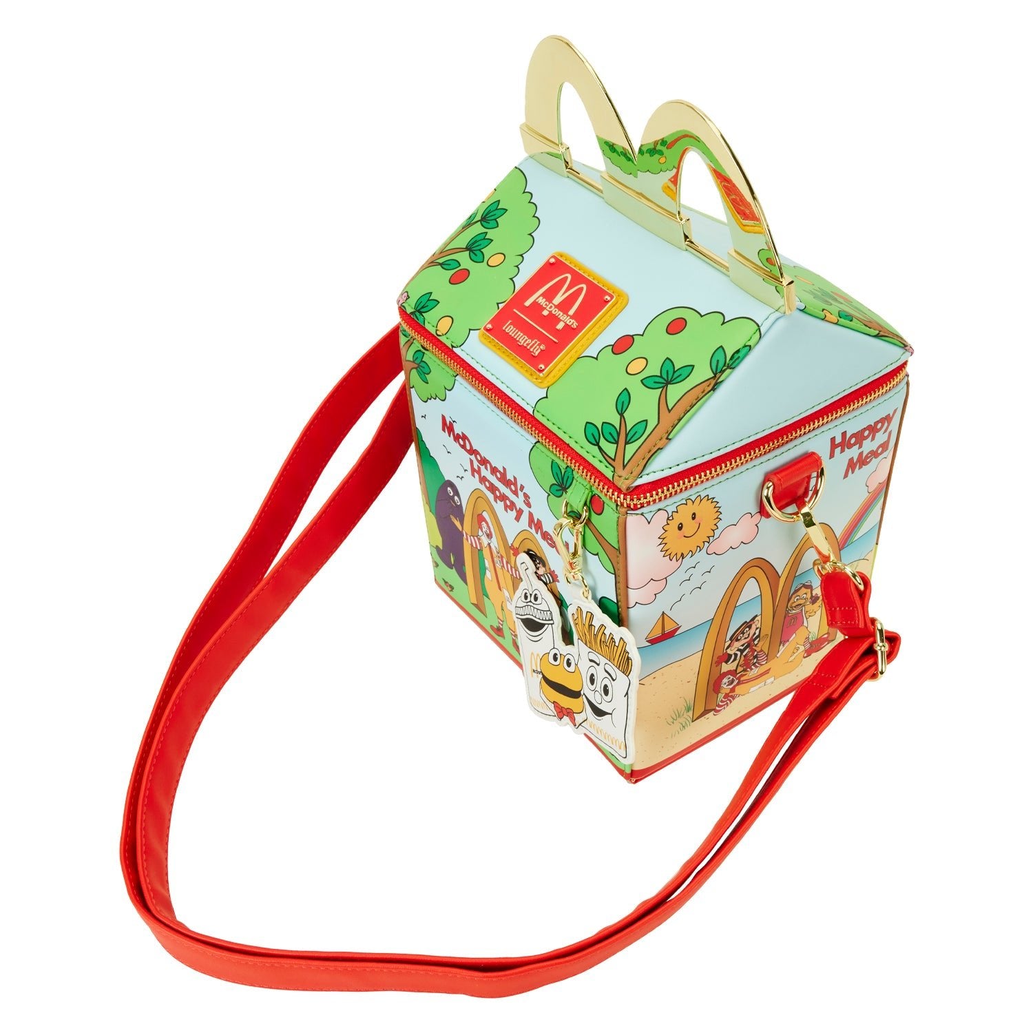 Loungefly x McDonalds Vintage Happy Meal Crossbody Bag - GeekCore