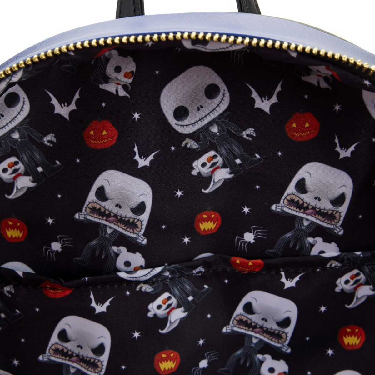 Loungefly x NBC Jack Skellington and Zero GITD House Mini Backpack - GeekCore