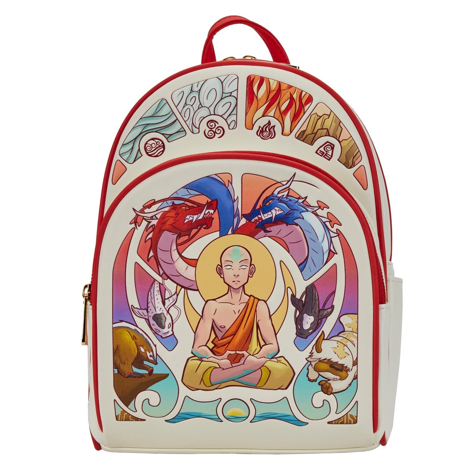 Loungefly x Nickelodeon Avatar Aang Glow in the Dark Mini Backpack - GeekCore