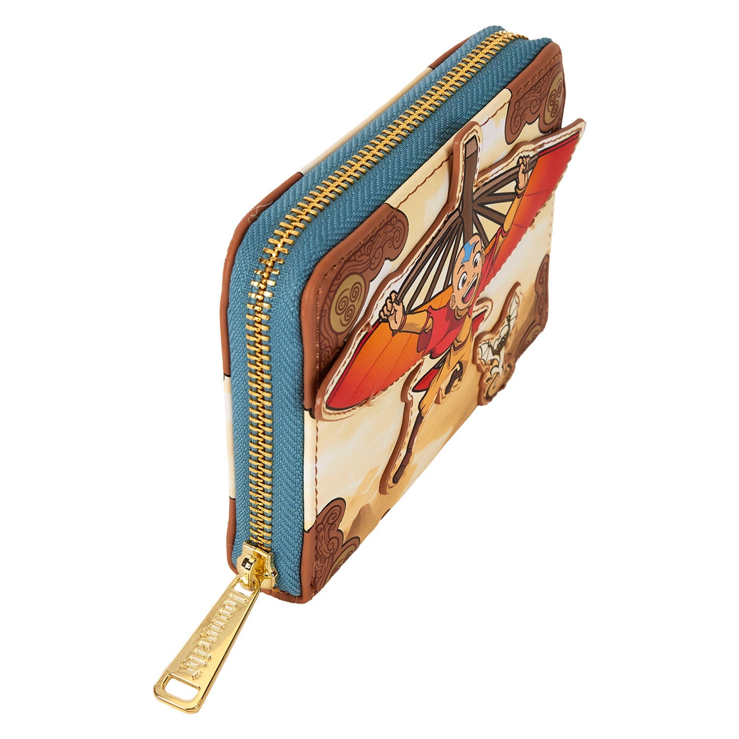 Loungefly x Nickelodeon Avatar: The Last Airbender Aang Zip Around Wallet - GeekCore