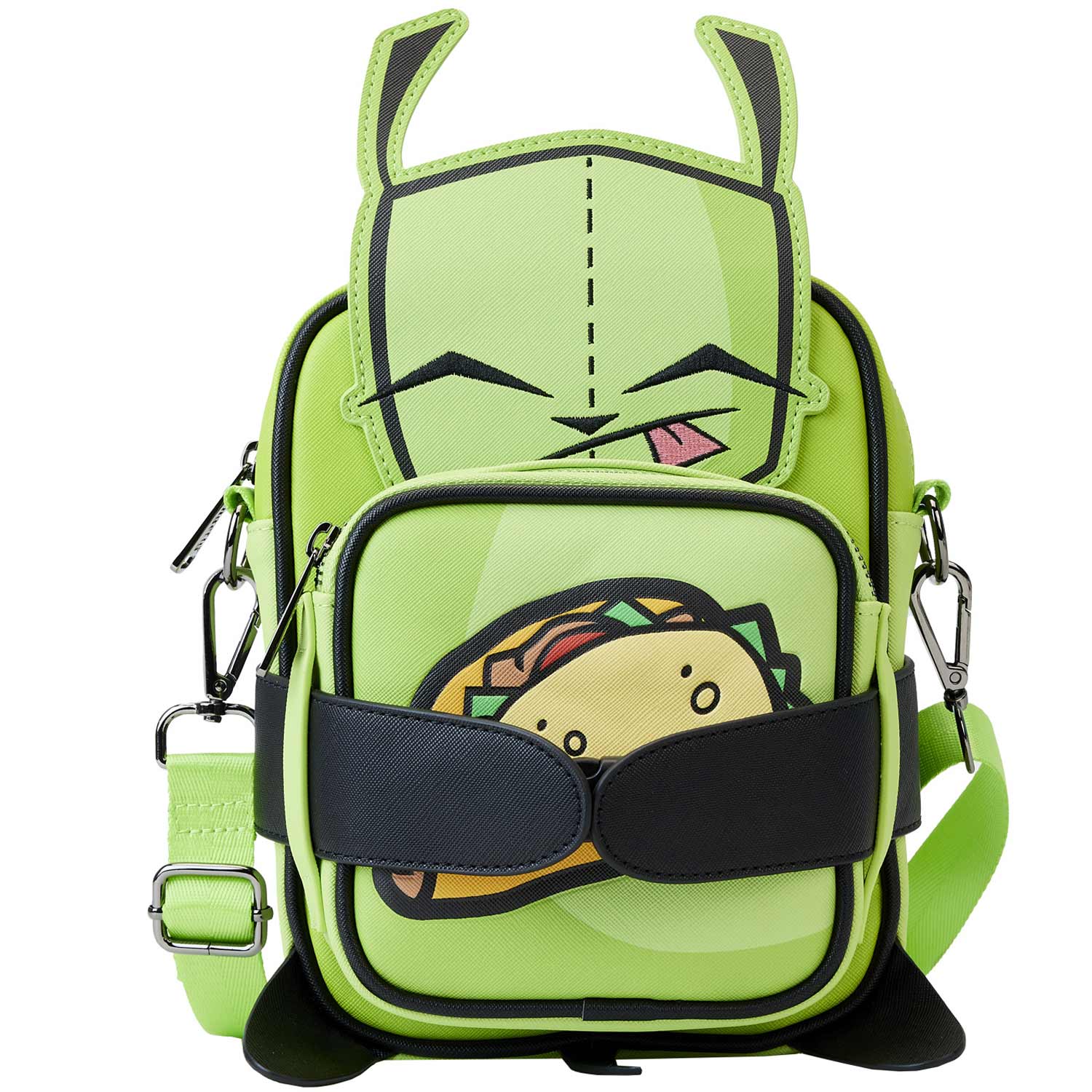 Loungefly x Nickelodeon Invader Zim Gir Cosplay Crossbuddies Bag - GeekCore