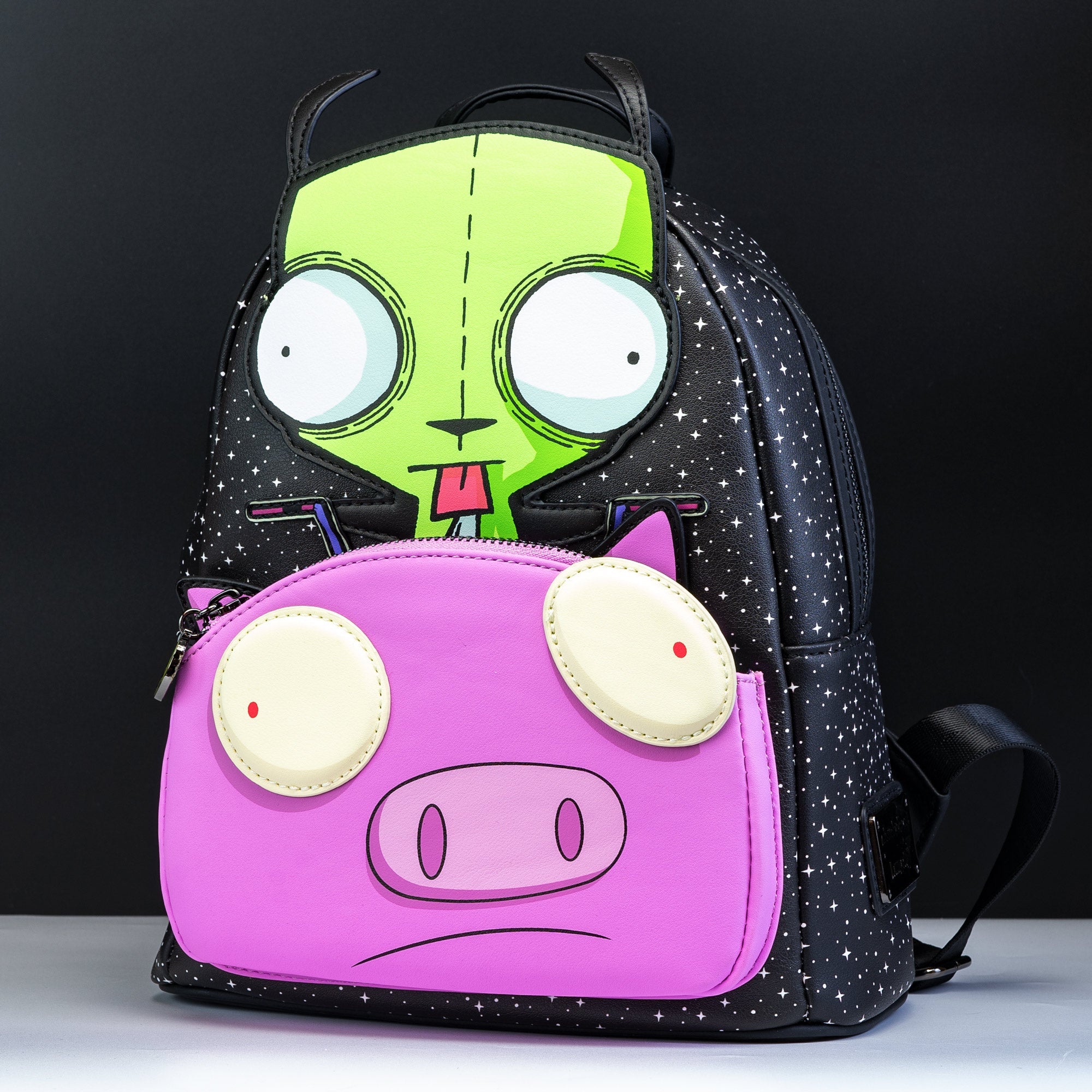 Loungefly x Nickelodeon Invader Zim Gir Pig Bee Doom Mini Backpack - GeekCore