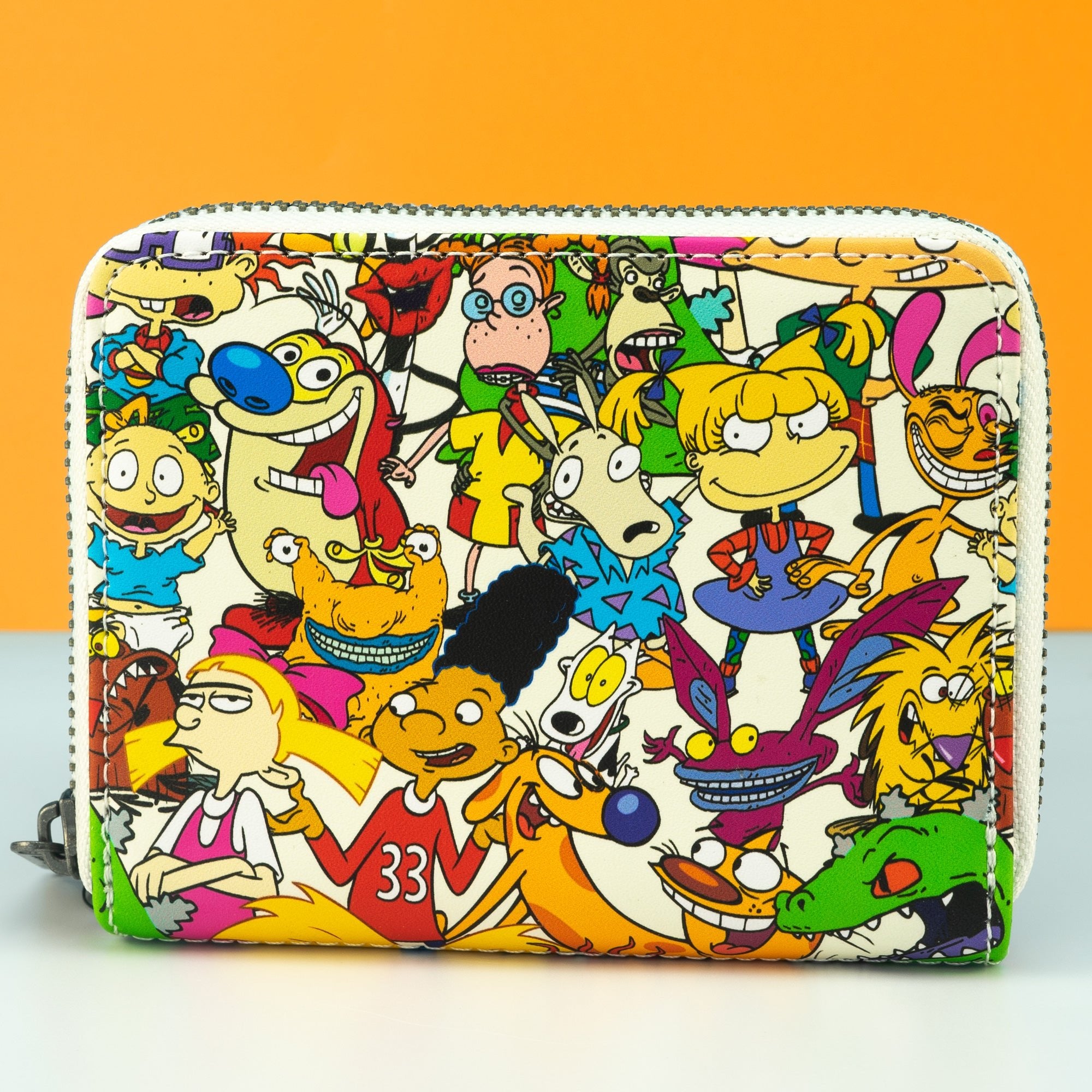 Loungefly x Nickelodeon Nick rewind Gang All Over Print Purse - GeekCore