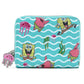 Loungefly X Nickelodeon Spongebob Jelly Fishing Zip Around Purse - GeekCore