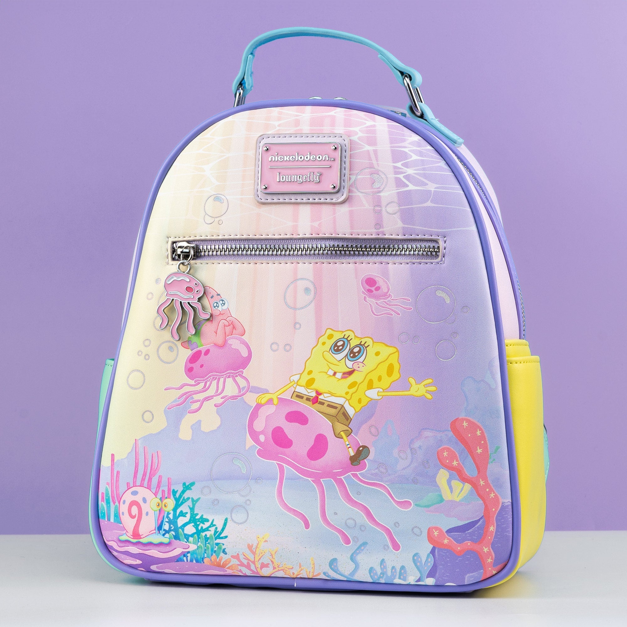 Loungefly x Nickelodeon SpongeBob Pastel Jellyfishing Mini Backpack - GeekCore