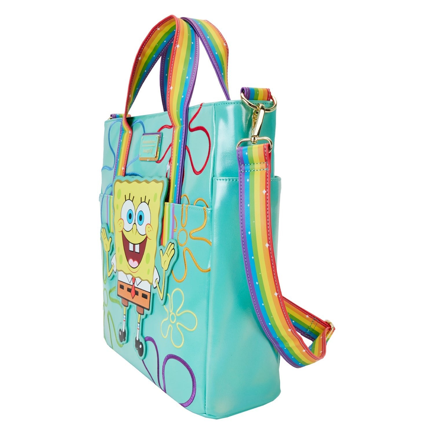 Loungefly x Nickelodeon SpongeBob SquarePants Imagination Convertible Tote Bag - GeekCore