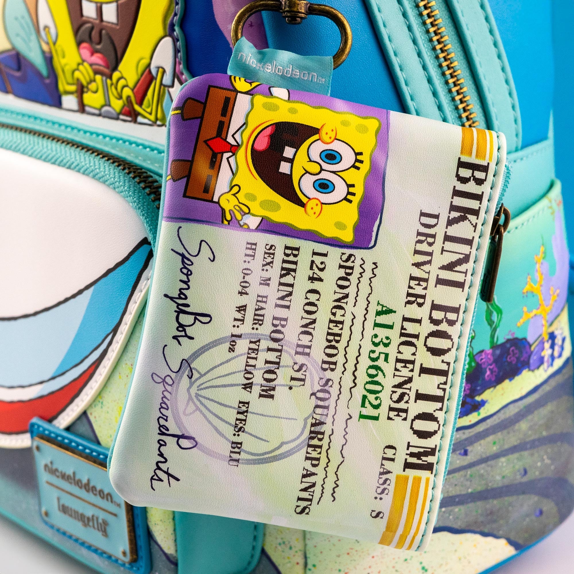 Loungefly x Nickelodeon SpongeBob Squarepants Mrs. Puff’s Boating School Mini Backpack - GeekCore